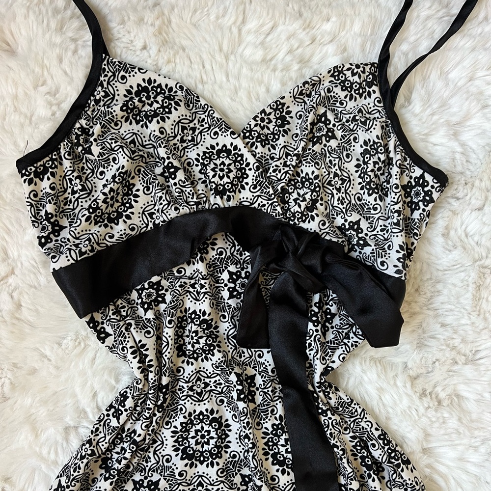 Vintage forever 21 bohemian bow top